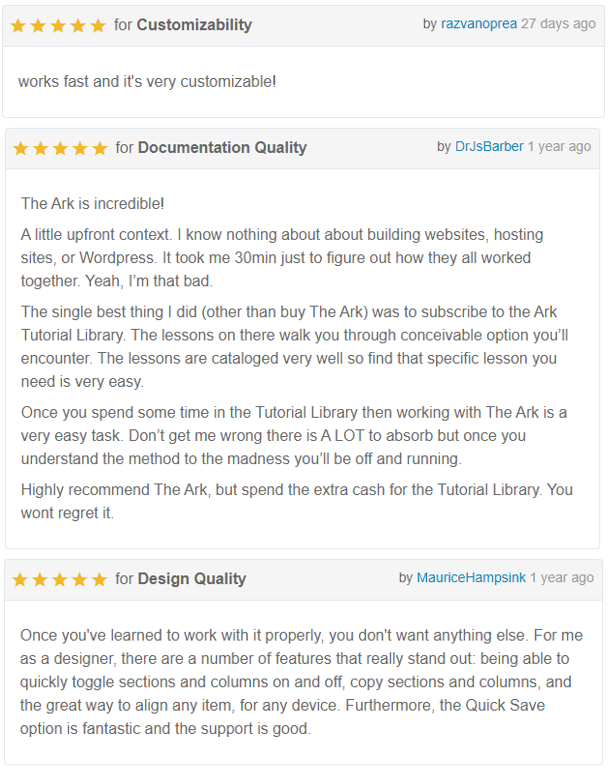 The Ark wordpress theme review